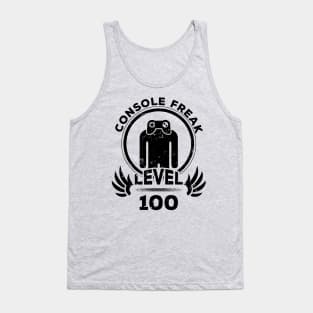 Level 100 Console Freak Console Gamer Gift Tank Top